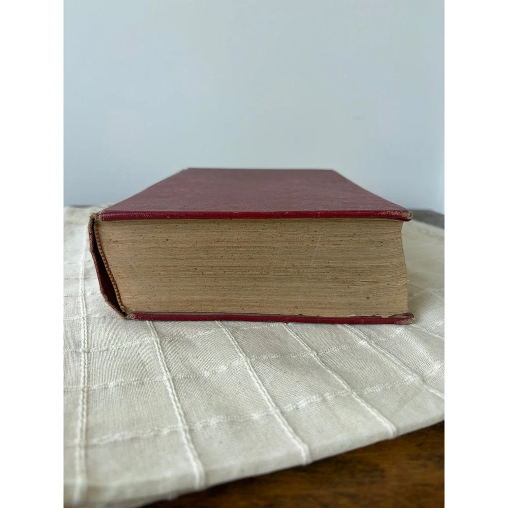 Vintage Websters New World Dictionary College Edition Red Hardcover 1960